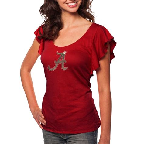 alabama crimson tide ladies shirts